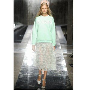 Christopher Kane Runway FLOWER Green Sweatshirt